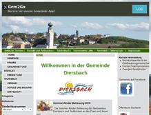 Tablet Screenshot of diersbach.at